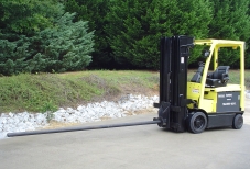 Single Stack 5 Stage Mast and integral carpet pole